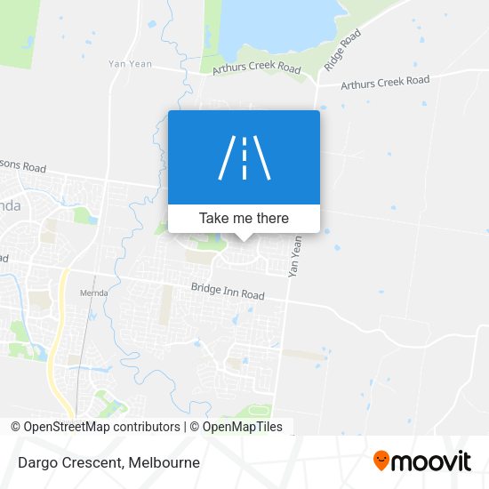 Dargo Crescent map