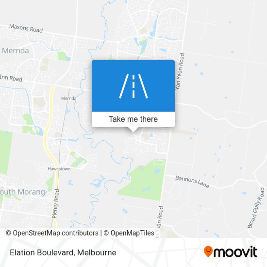 Elation Boulevard map