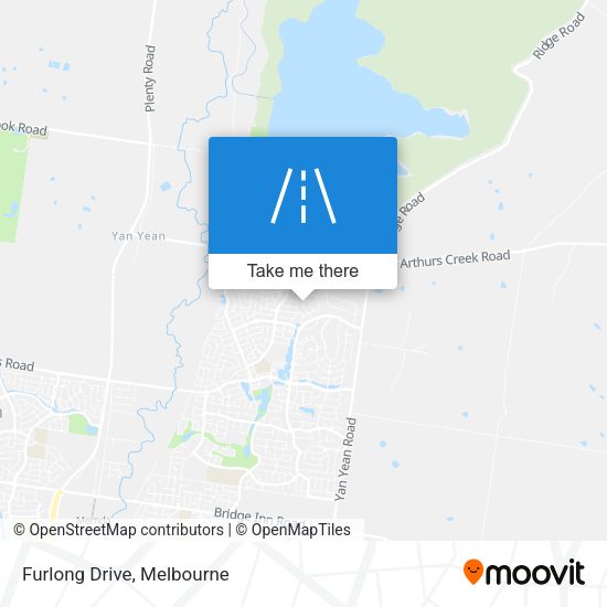 Furlong Drive map