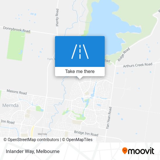 Inlander Way map