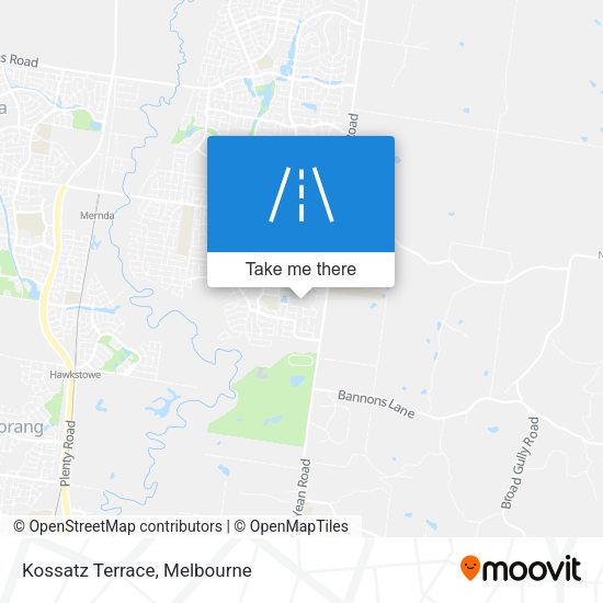 Kossatz Terrace map