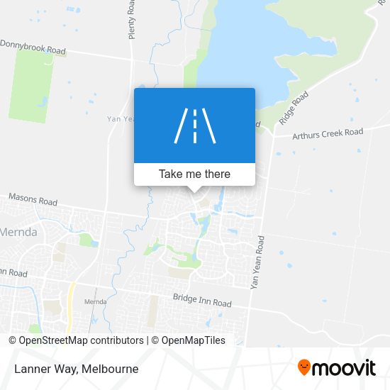 Lanner Way map