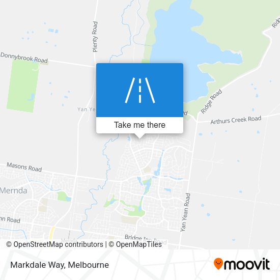 Markdale Way map