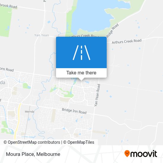 Moura Place map