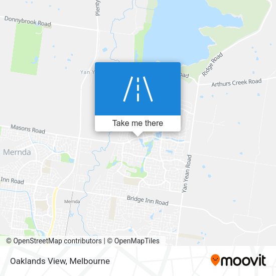 Oaklands View map