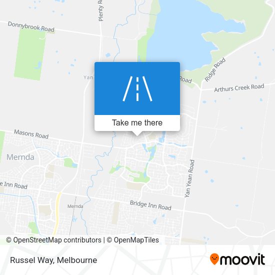 Russel Way map