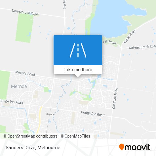 Sanders Drive map