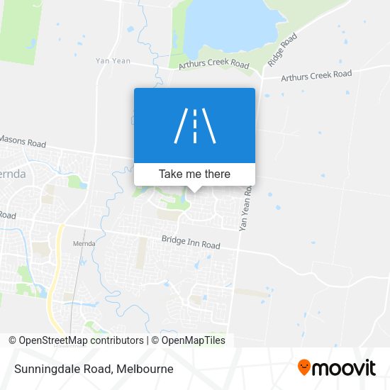 Sunningdale Road map