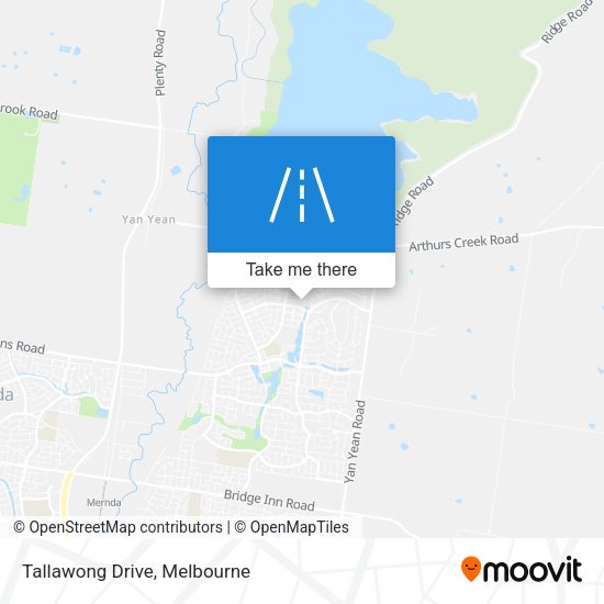 Tallawong Drive map