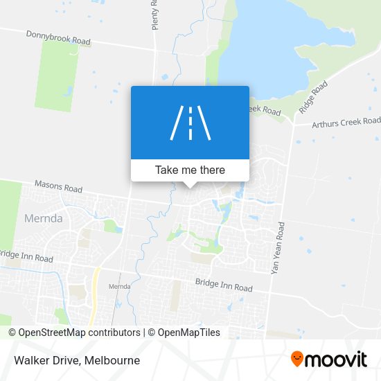 Walker Drive map
