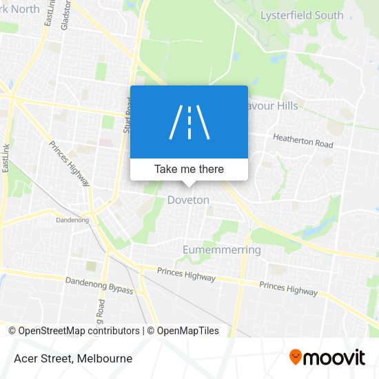 Acer Street map