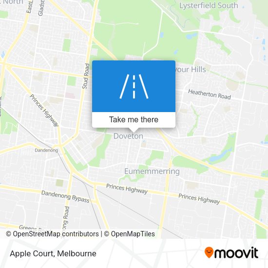 Apple Court map