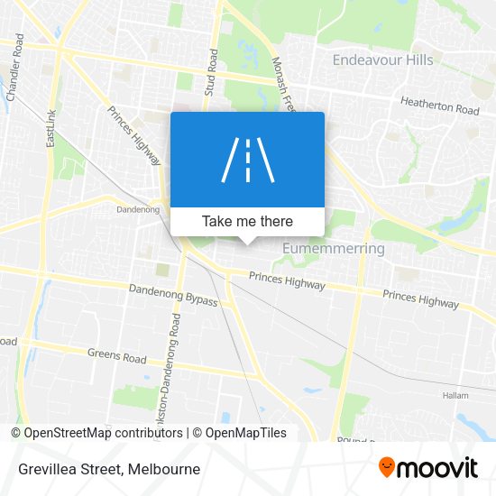 Grevillea Street map