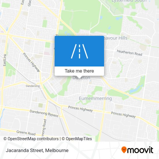 Jacaranda Street map