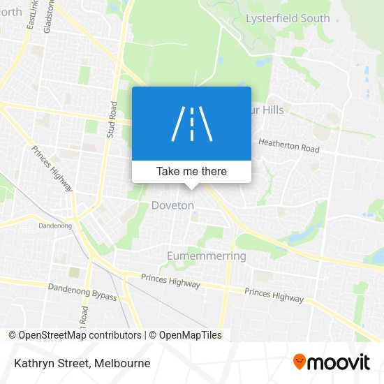 Kathryn Street map
