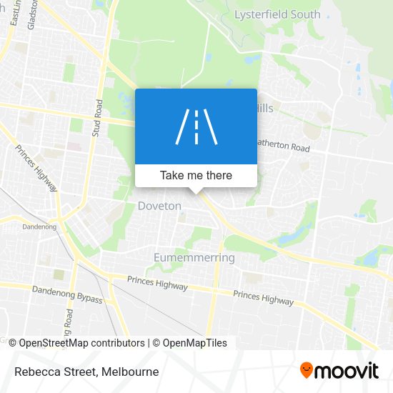 Rebecca Street map