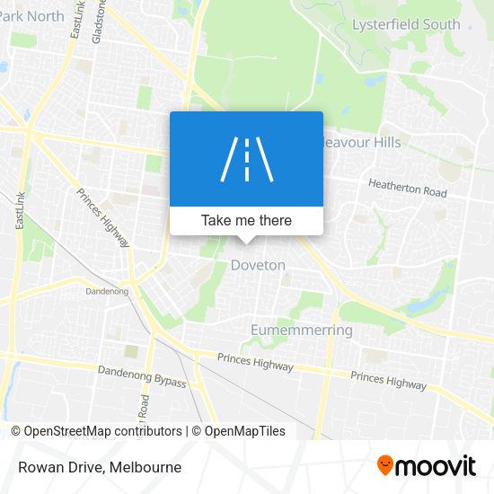 Rowan Drive map