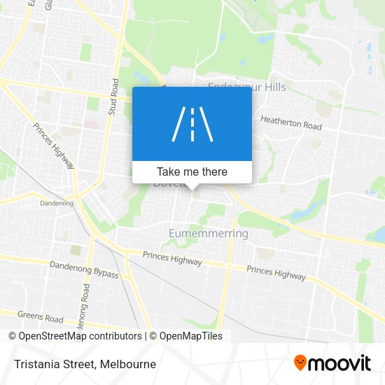 Tristania Street map