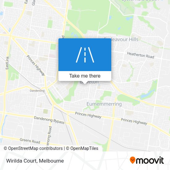 Wirilda Court map