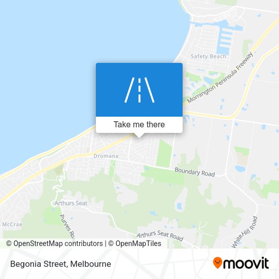 Begonia Street map