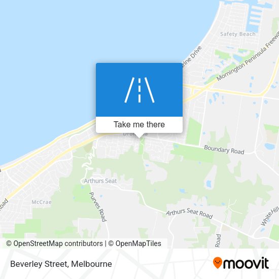 Beverley Street map