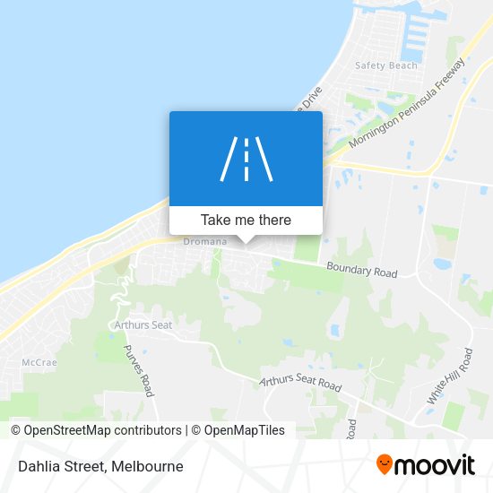 Dahlia Street map