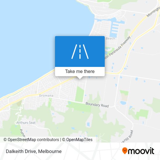 Dalkeith Drive map