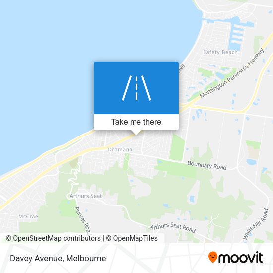 Davey Avenue map