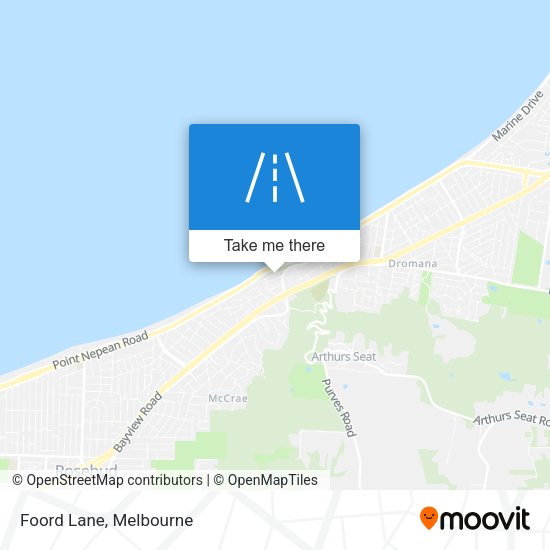 Foord Lane map