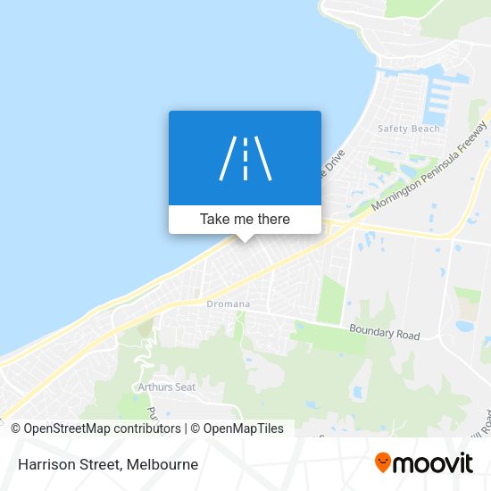 Harrison Street map