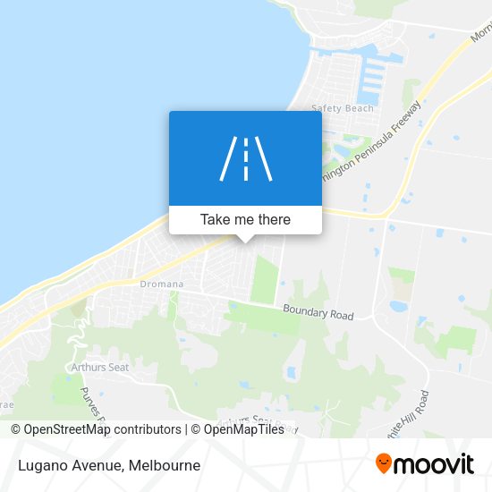 Lugano Avenue map