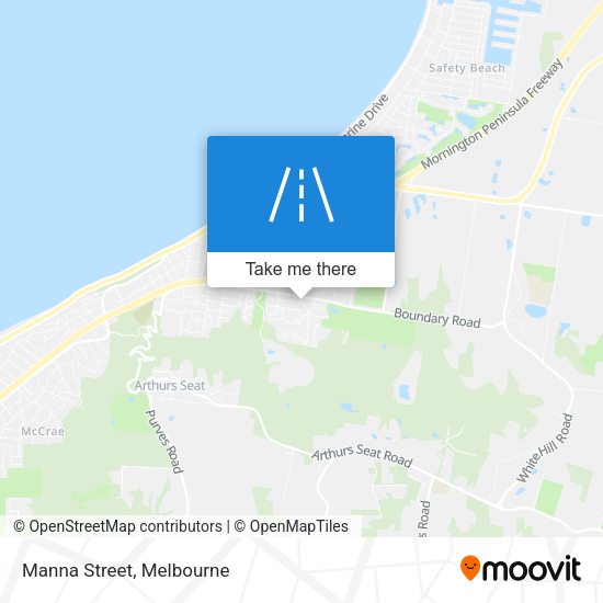 Manna Street map