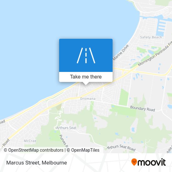 Marcus Street map