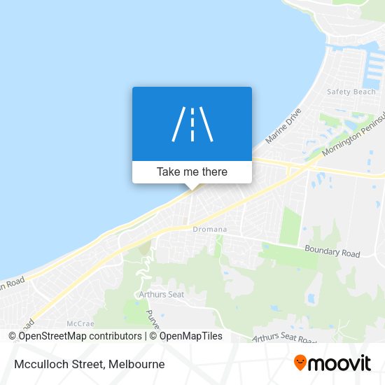 Mcculloch Street map