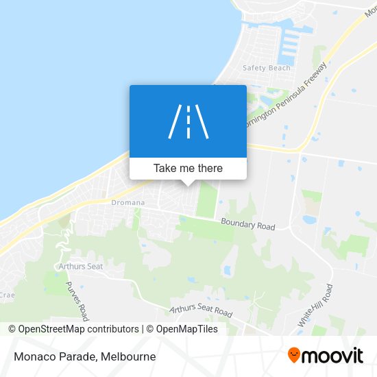 Monaco Parade map