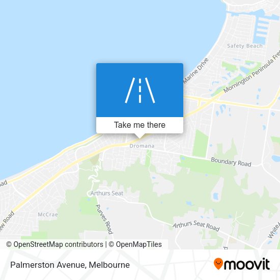 Palmerston Avenue map