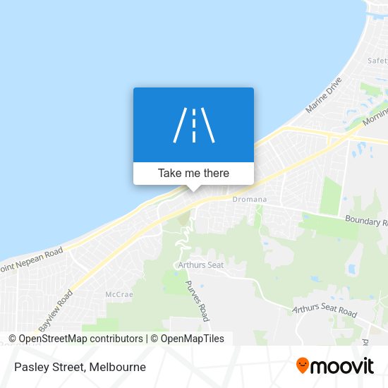 Pasley Street map