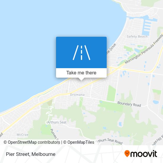 Pier Street map
