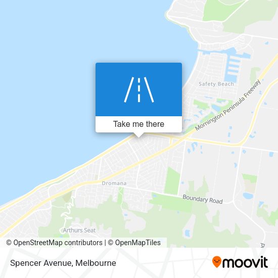 Spencer Avenue map