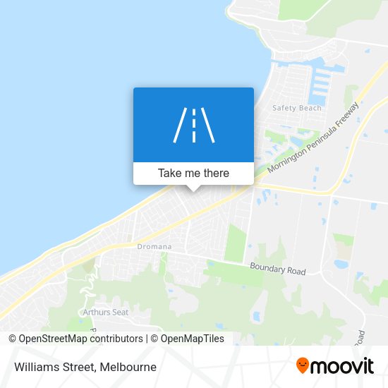 Williams Street map
