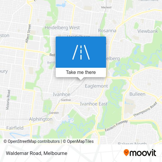 Waldemar Road map