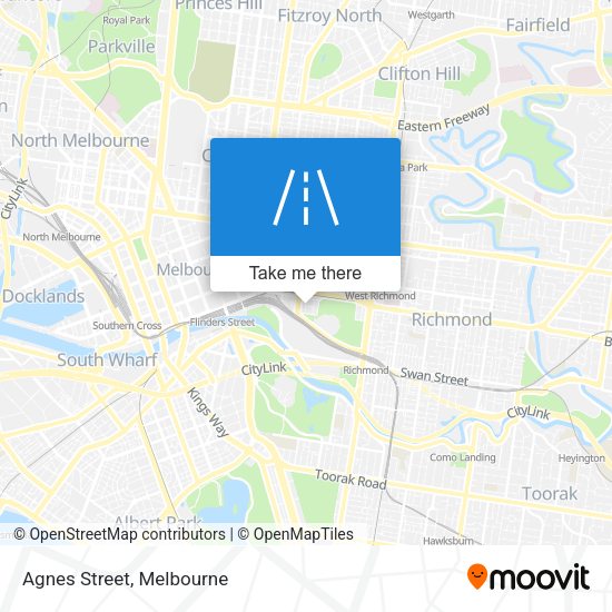 Agnes Street map