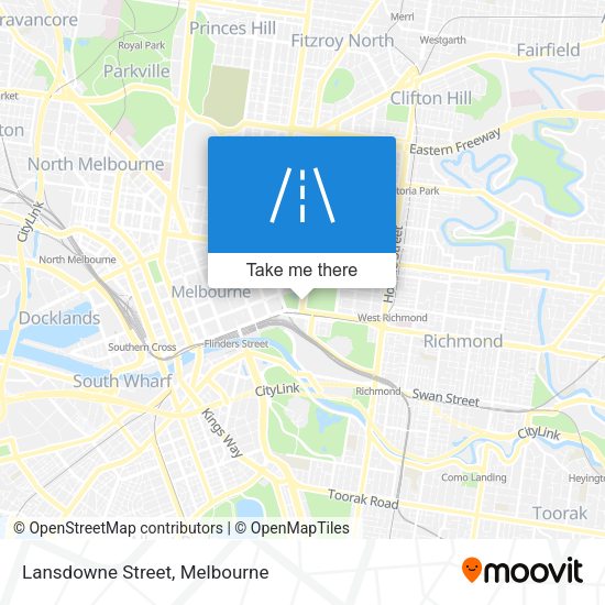 Lansdowne Street map