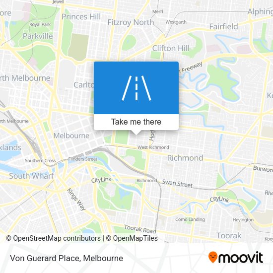 Von Guerard Place map