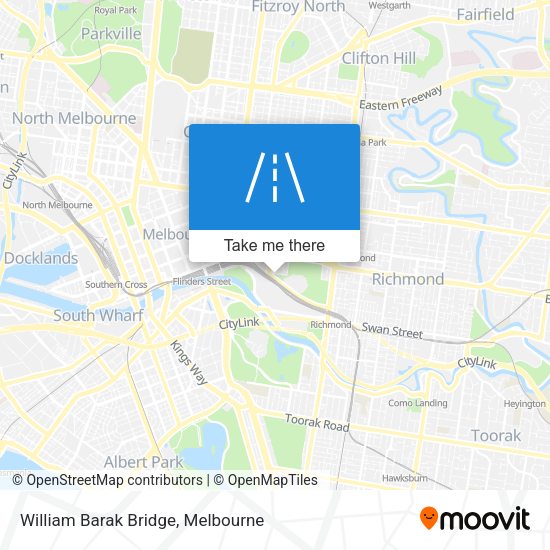 William Barak Bridge map