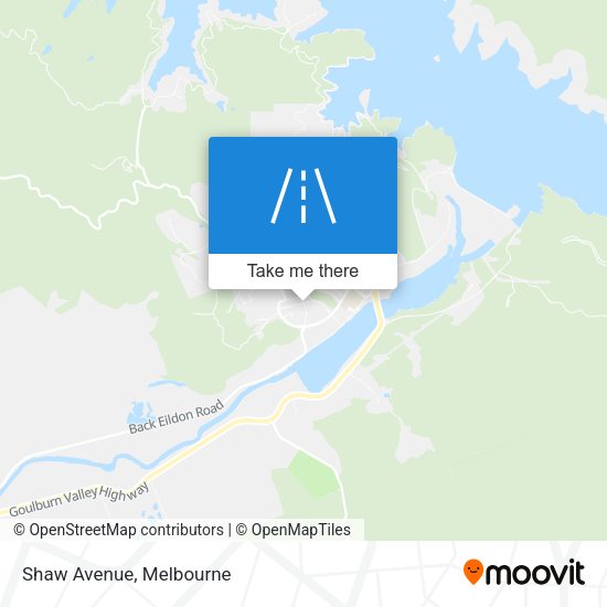 Shaw Avenue map