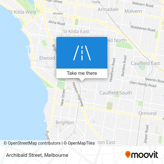 Archibald Street map