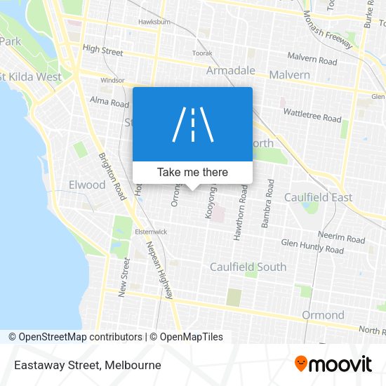 Eastaway Street map