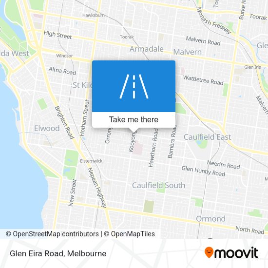 Glen Eira Road map