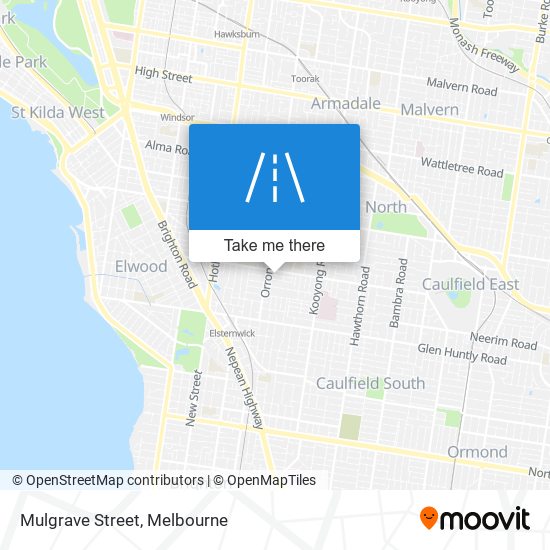 Mapa Mulgrave Street